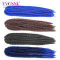 Extension de cheveux synthétique Crochet tresses